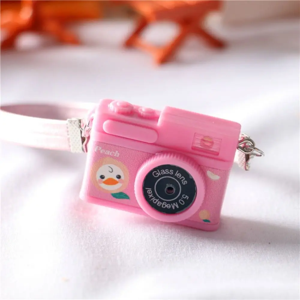 Retro Camera Model Ob11 Dollhouse Miniature Camera BJD Retro Miniature Digital Camera Cute Cool Doll SLR Camera 1/12 Doll