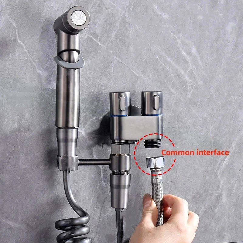 

2024NEW Toilet Bidet Sprayer Shower Wc Bathroom Shower Handheld Bidet Sprayer Set Toilet Faucet