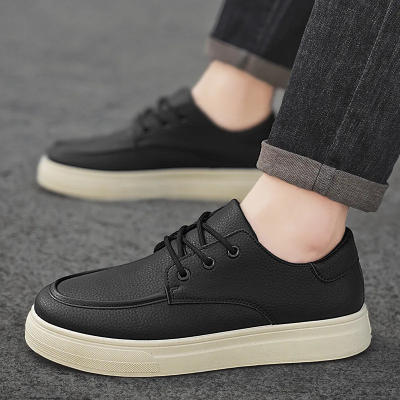 New autumn men's board shoes fashion trend small white shoes student casual sports shoes