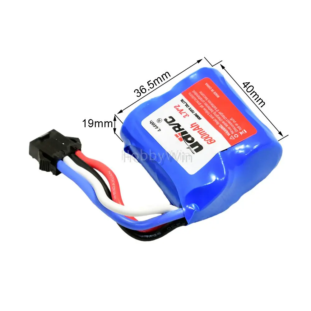 UdiR/C part UDI001-08 Battery 7.4V 600mAh for UDI001 RC Racing Boat