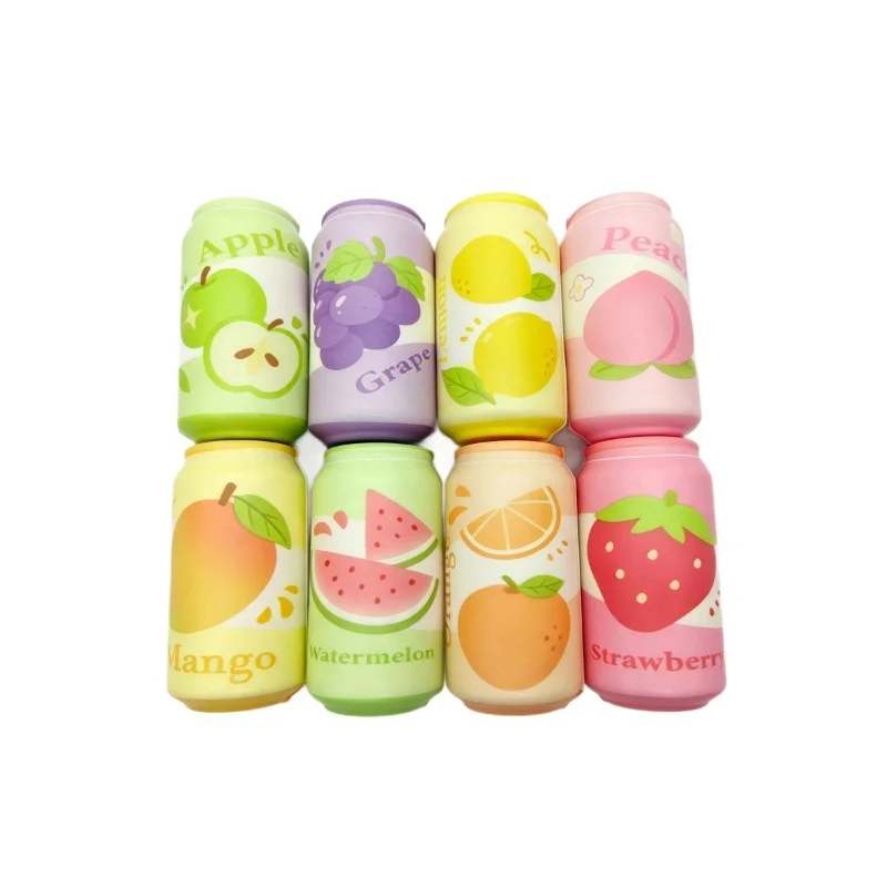 PU-Quetschspielzeug in Form einer Limonaden-Dose, weiches, langsam aufsteigendes Quetsch-Fidget-Spielzeug, Simulations-Getränkedose, Stressabbau- und Entspannungsspielzeug, Kinder-Partygeschenk