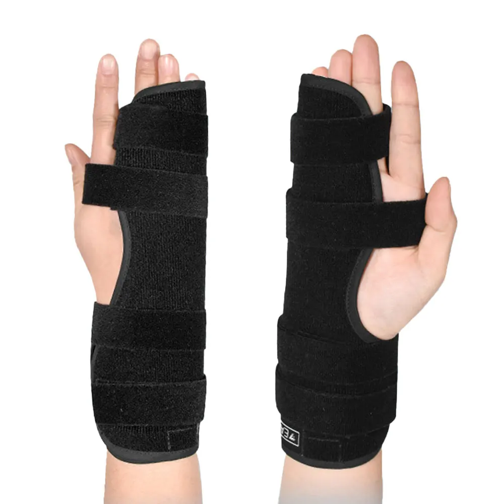 Szyna Pinky Finger Brace Boxer Fracture Brace Immobilizer dla złamanych palców, syndrome Metacarpal i rynny łokciowej - lewa lub prawa ręka