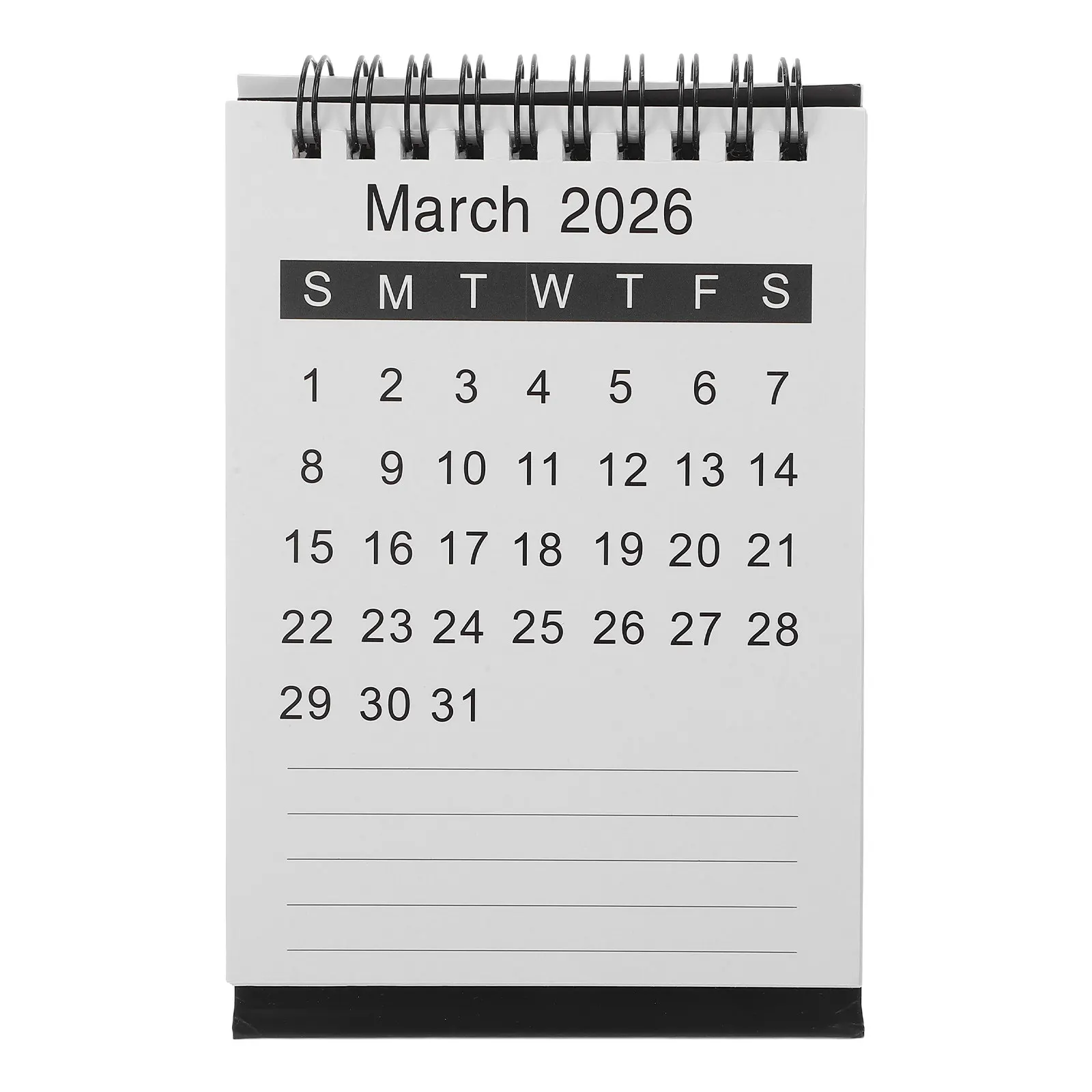 

Набор из 2 мини-календарей на 2026 год, 18-месячный настольный календарь-перевертыш для офиса и дома, на спирали, из плотной бумаги, эстетичный дизайн