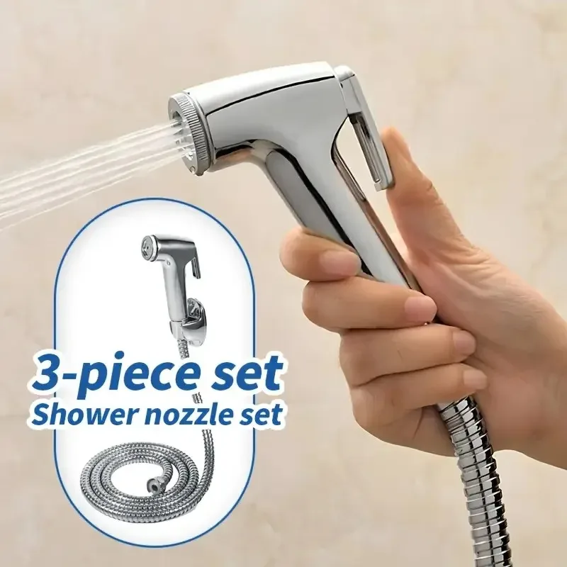 

Toilet Booster Flusher Nozzle Handheld Spray GunBathroom Accessories 1 piece set Household Handheld Shower Set Toilet Spray Gun