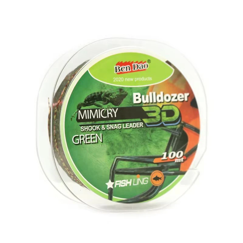 3D Invisible Spoted  Super Strong Carp Fishing Line Speckle Fluorocarbon Coated Monofilament Fishing Line