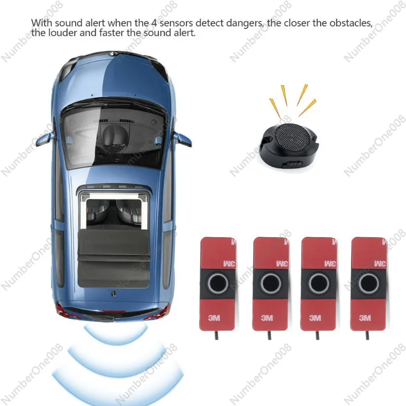 Foreign Trade E-commerce Ebay Amazon AliExpress Wish Explosion Original Car Probe Reversing Radar PZ330-XK16.5
