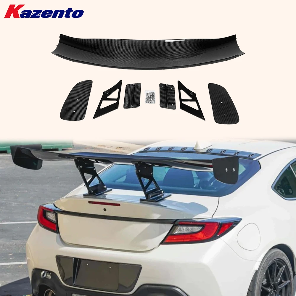 

Для Toyota GR86 BRZ ZD8 2023 + углеродное волокно AP стиль задний спойлер багажника крыло