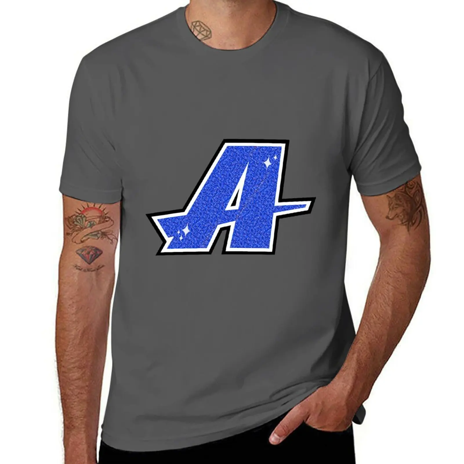 

Sparkly Assumption College Letter A T-Shirt t shirts for man cotton funny t shirts man t shirts for man graphic vintage T-Shirt