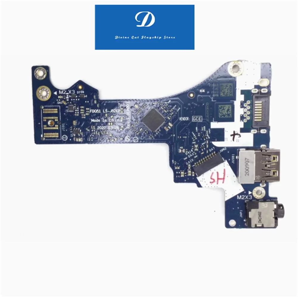 PARA Dell Alien M15 R3 LS-J52EP 01RM3Y Placa de rede de áudio Placa USB