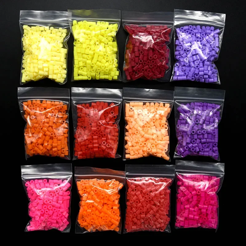 

500 PCS/24 Kinds colors 5mm perler Iron Beados Hama Beads Kids Education Diy Toys 100% Quality Guarantee New diy toy fuse beads