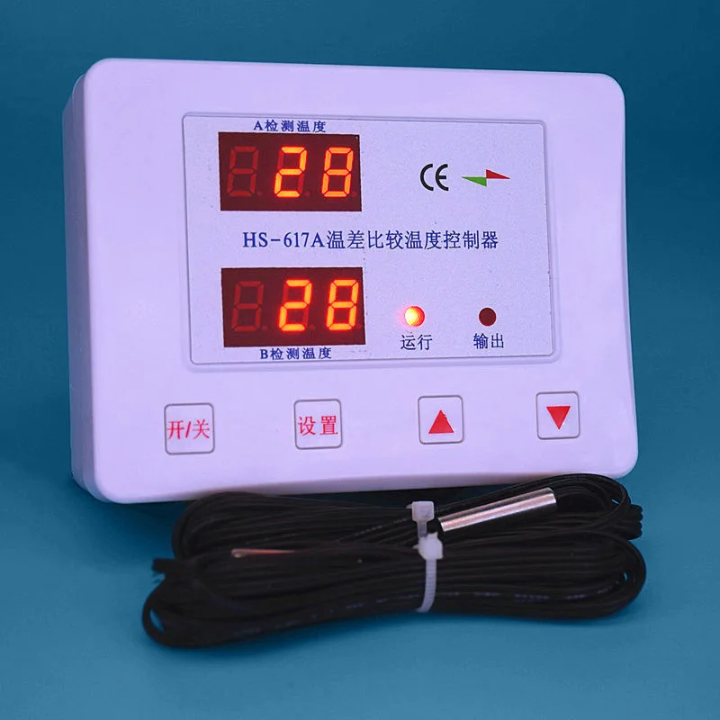 617A Split Solar Temperature Difference Comparison Thermostat Hot Water Pump Automatic Cycle Thermal Controller