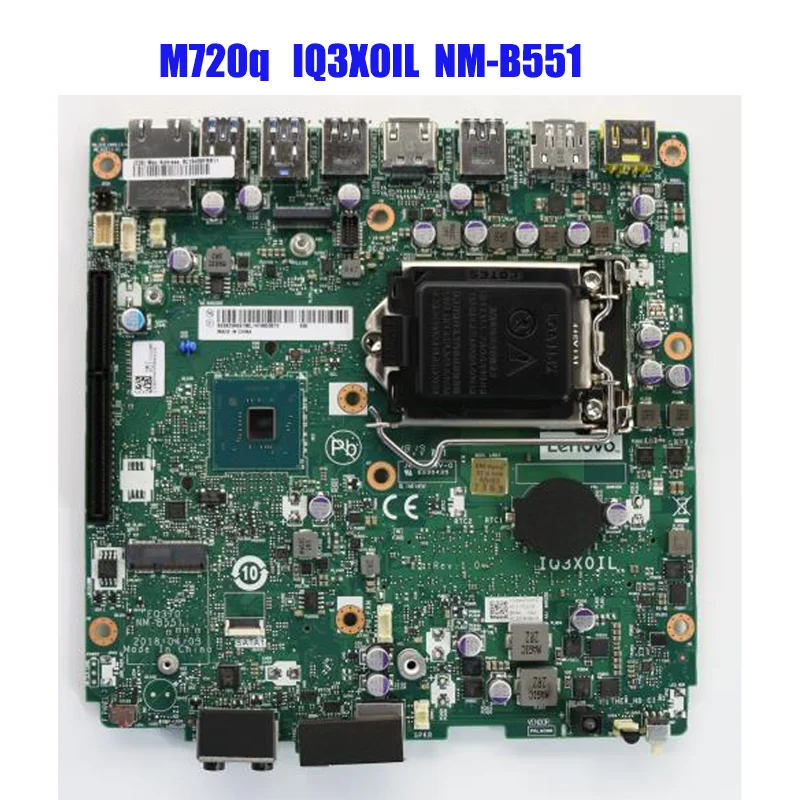 

01LM294 Desktop Motherboard For Lenovo ThinkCentre M720q B360 35W EQ370 NM-B551 IQ3X0IL 5B20U53832 Original PC Parts