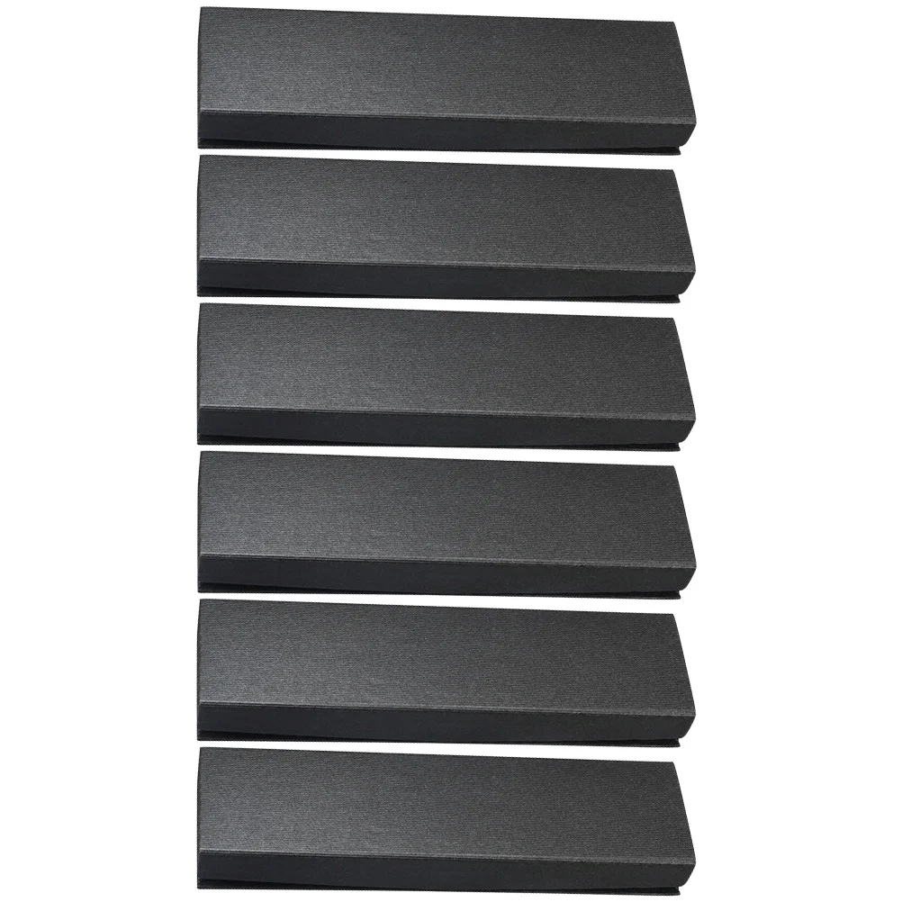 

6Pcs Fountain Pen Cases Jewelry Display Set Elegant Single Pen Gift Boxes Organizer Suitable for Anniversary Birthday Business