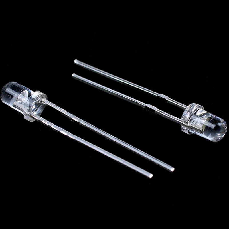 HOT SALE 80 Pieces 3Mm White LED Lamp Light Emitting Diode DC 2.5V-3V