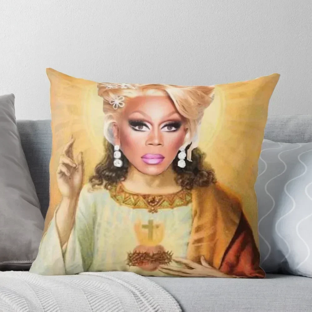 Drag Jesus Throw Pillow luxury throw pillow covers Pillowcases Decorative Sofa Cushions pillow