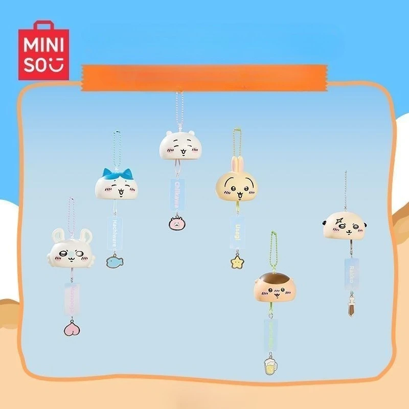 

MINISO Chiikawa Hachiware Usagi Kawaii Anime Cartoon Wind Chime Pendant Student Gifts Cartoon Decoration New Fashion Sweetness