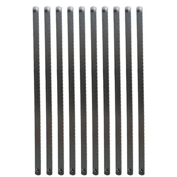 10 Pcs 6Inch 24T Mini Hacksaw Blade Multifunctional Saw Blade Metal Plastic Cutting 150mm Hacksaw Universal Cutting Blades Tools