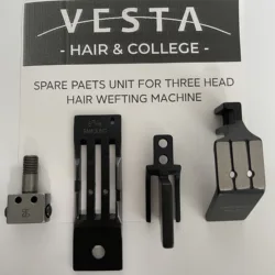 SEWING MACHINE PRESS FOOT TOOTH UNIT  FOR THREE HEAD HAIR WEFTING MACHINE