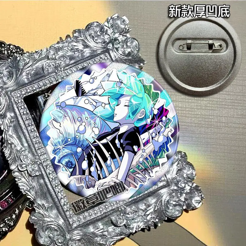 

Land of The Lustrous Anime Brooch Badges Houseki No Kuni Flight Figures Pins Bags Pendanr Clothes Accessories Friends Gift Cos