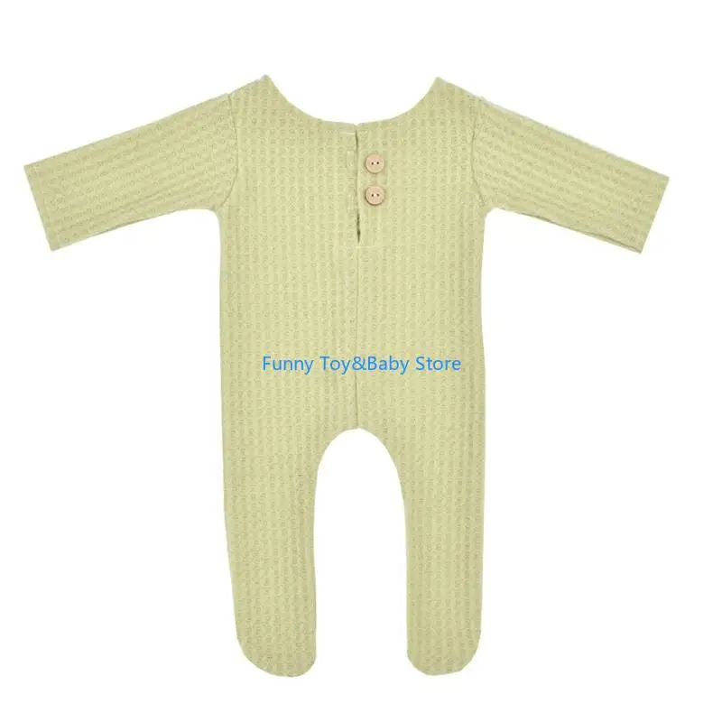 

C90B Новорожденный подарок для душа фотосессия с длинными рукавами комбинезон