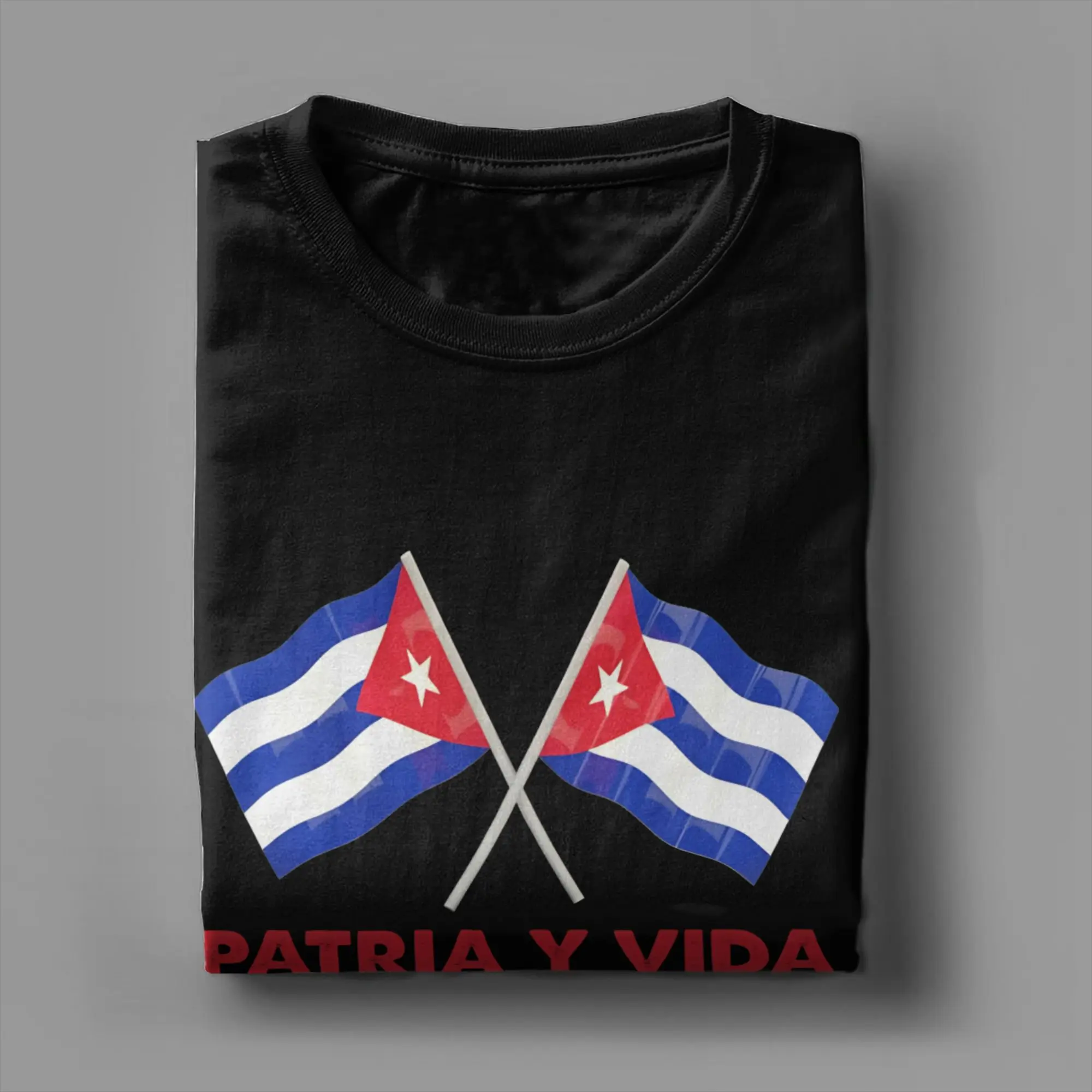 Men Women Print PATRIA Y VIDA - VIVA CUBA LIBRE trending   Tee T Shirt Cotton  T-shirts Clothing