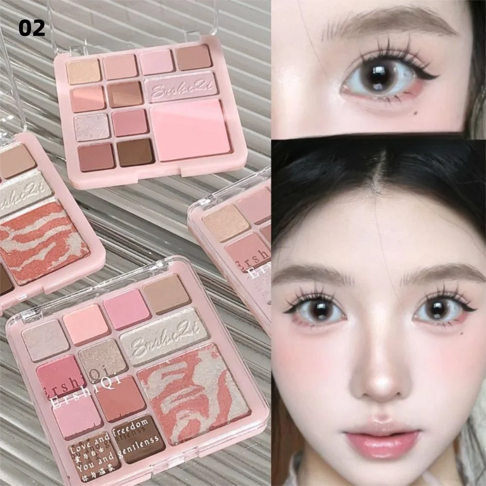 Nowa Paleta Cieni do Powiek 16 Kolorów Nude Blendable Matte Paleta Cieni do Powiek Narzędzie do Makijażu Oczu Długotrwałe Cienie do Powiek z Brokatem dla Dziewczyn