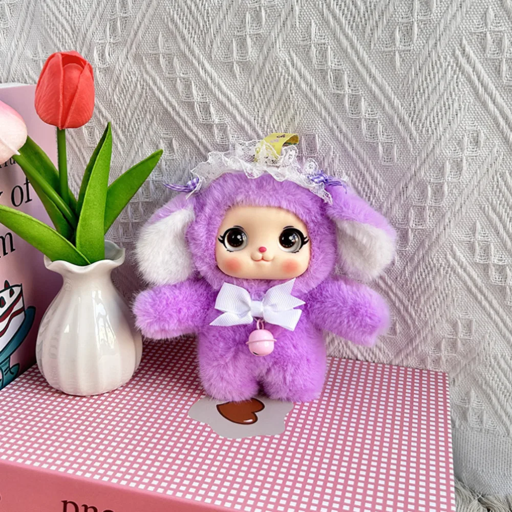 Cute Family Series Animals Vinyl Face Plush Forest Doll Pendant for Backpack Decoration Animal-Shaped Gifts