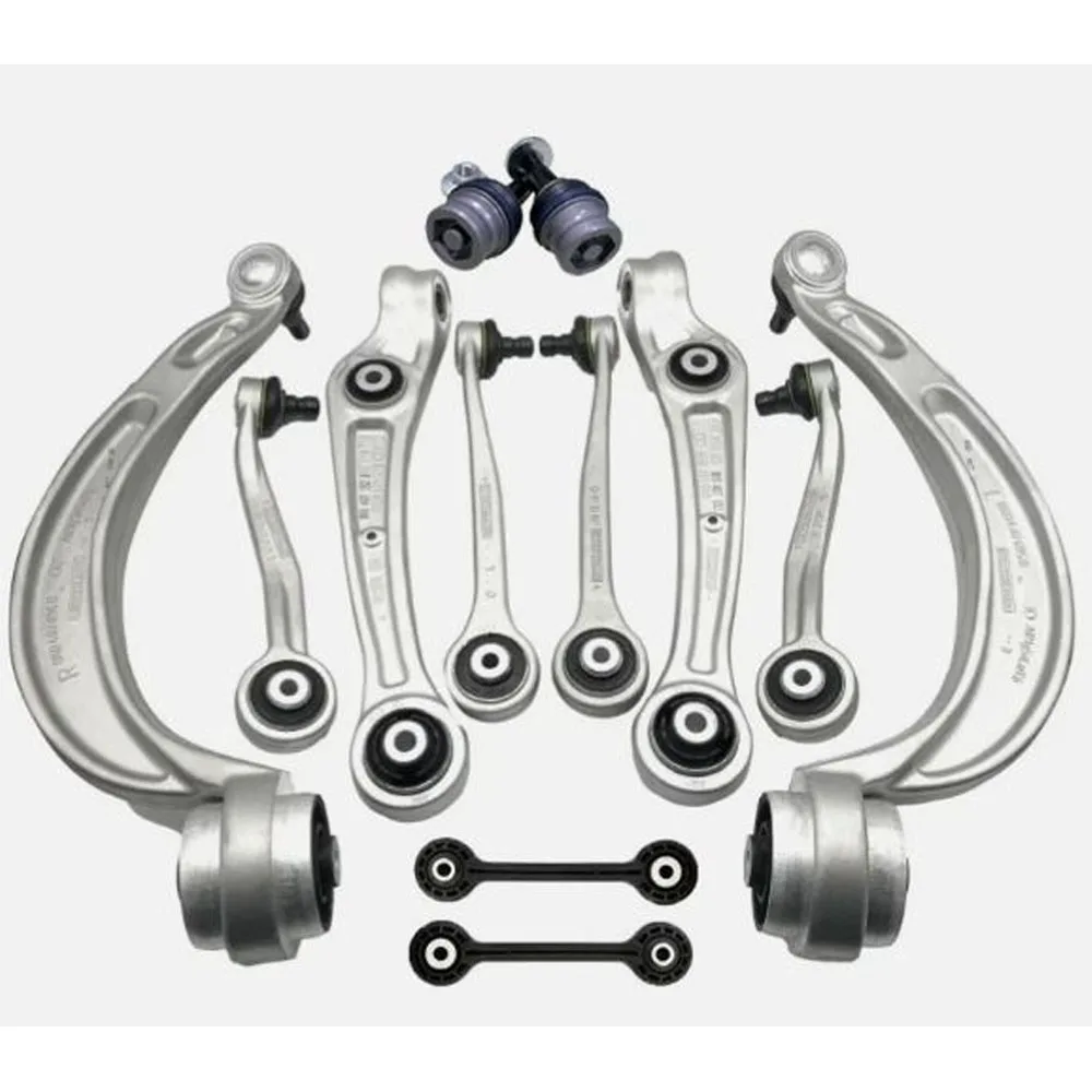 12pcs Front Control Arm Ball Joint Kit For Audi A4 A5 A6 A7 B8 C7 C6 RS6 Porsche Macan 95B 2.0L 3.0L V6 GAS 2008-2015