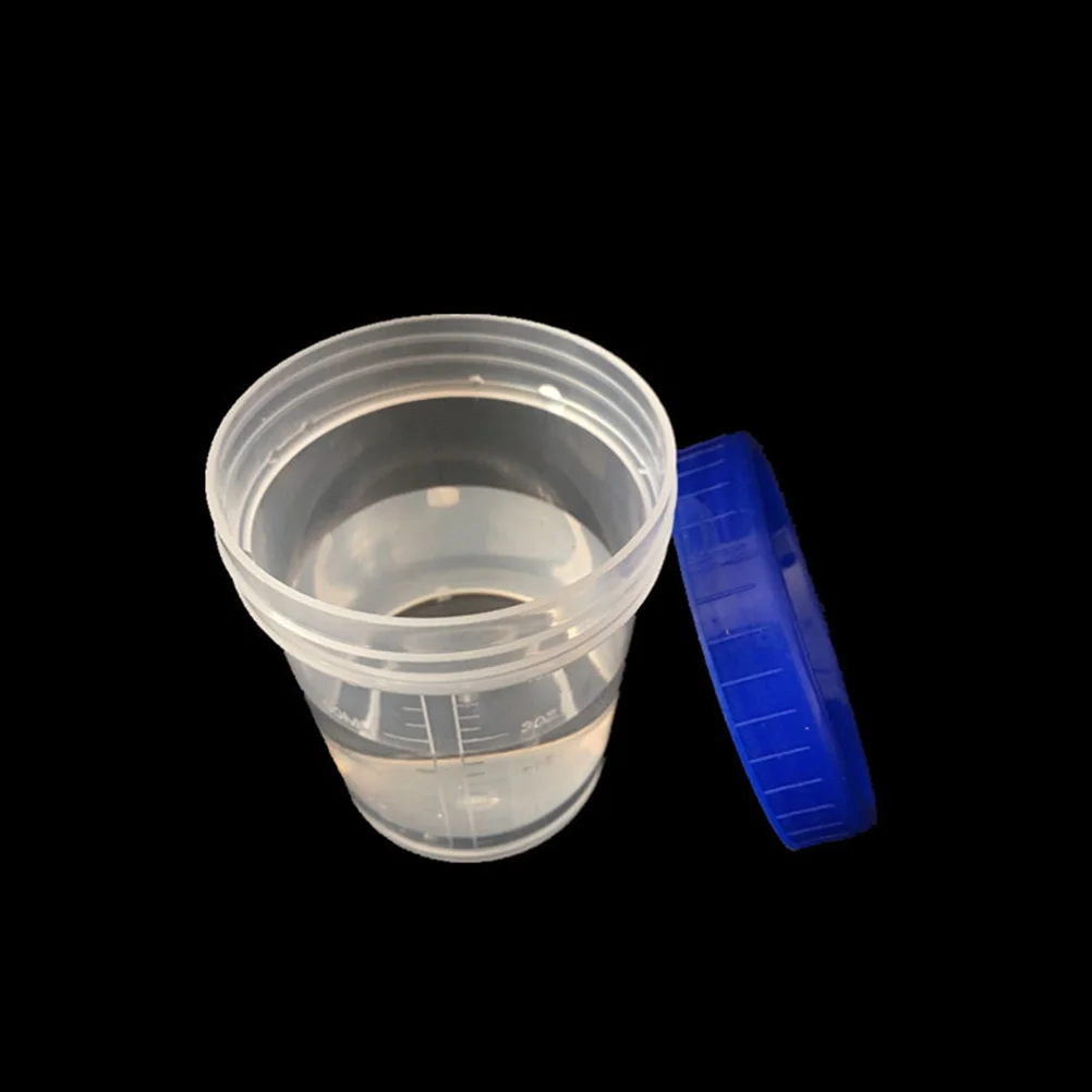 

disposable measuring cups plastic measuring cups with lids Transparent measuring cup Specimen Cups