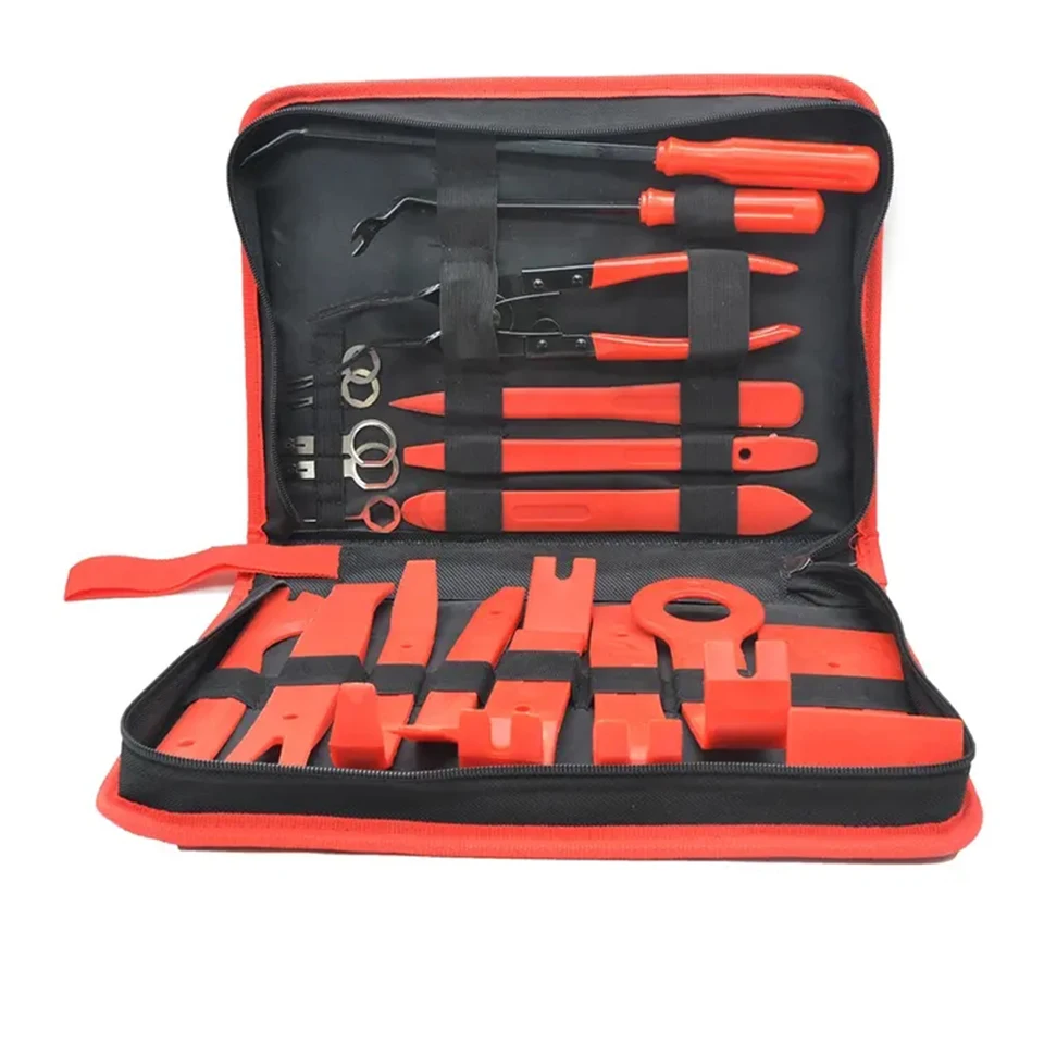 19Pcs Auto Trim Removal Tool, Car Pry Tool Kit Scratch Proof Matte for Car Boat Furniture Aircraft Trim HM-19