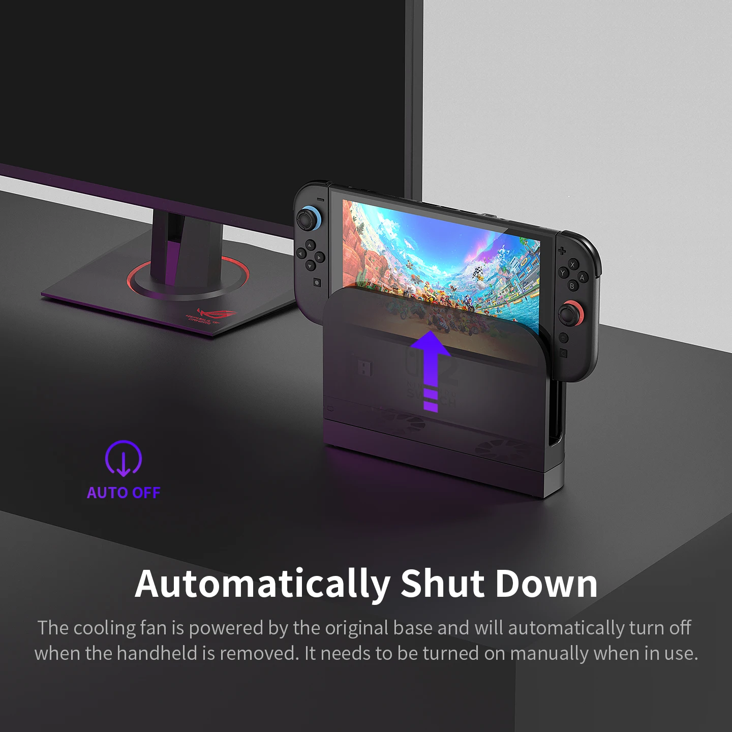 

Cooling Fan for Switch 2 Dock, Cooler Fans with 3-Speed Adjustment, Quiet Operation,USB Powered Cooling Fan for Switch 2 Console