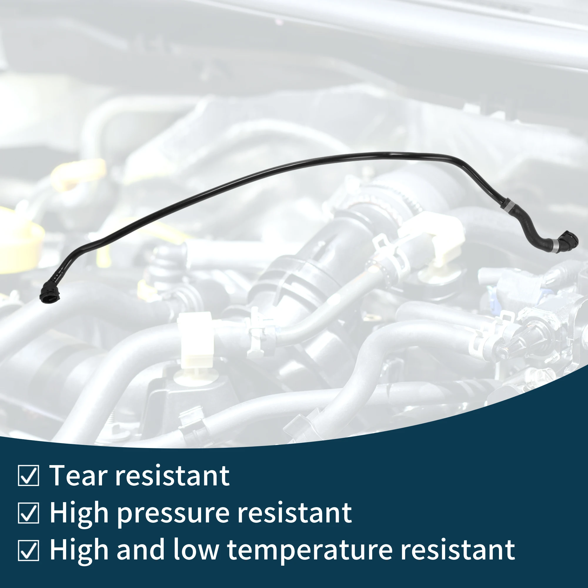 Motoforti Tubo flessibile per radiatore Tubo flessibile per riscaldatore Tubo flessibile di uscita radiatore per Mini JCW ClubMan 17-18 No.17127617375 Tubo del liquido di raffreddamento