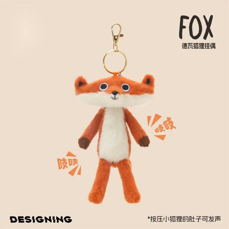 Deva Fox Ciondolo Buon Fratello Peluche Divertente Bambola Bambola Bambola Ragazza Cuscino Regalo