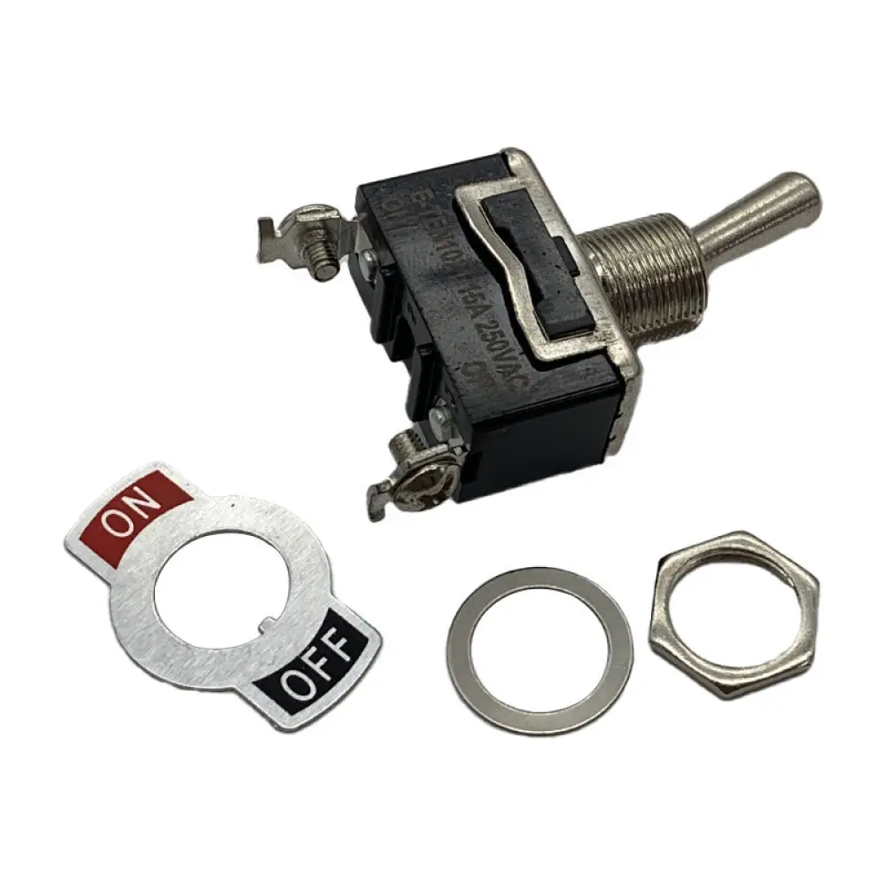 Electrical Rocker Switch Toggle 12mm Diameter 3A 24V Stable Operation Power Control Component For Industrial Control Panel