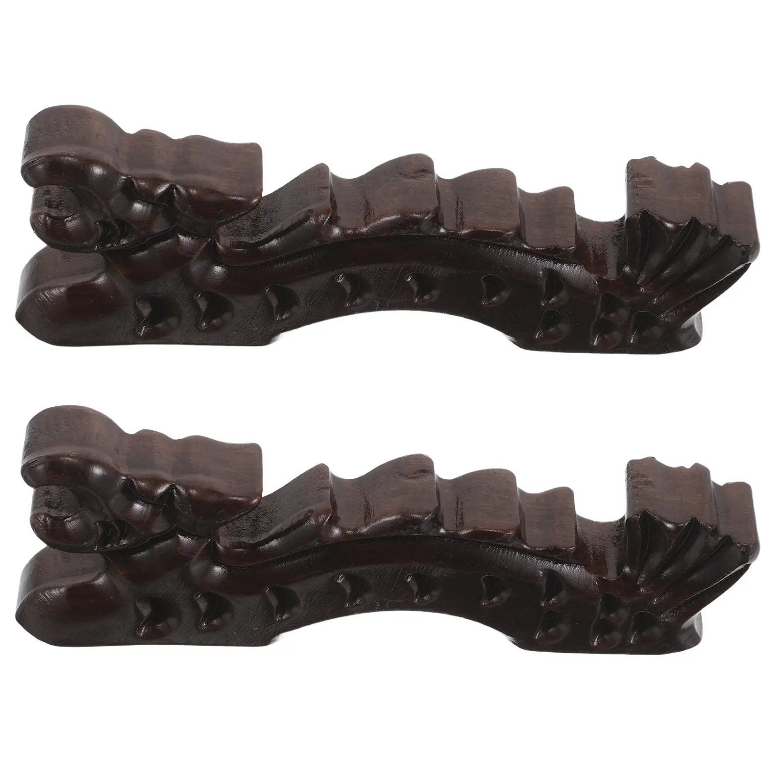 2 Pcs Dragon Shaped Brush Holder Chinese Painting Supplies Hanger Stand Calligraphy Pen