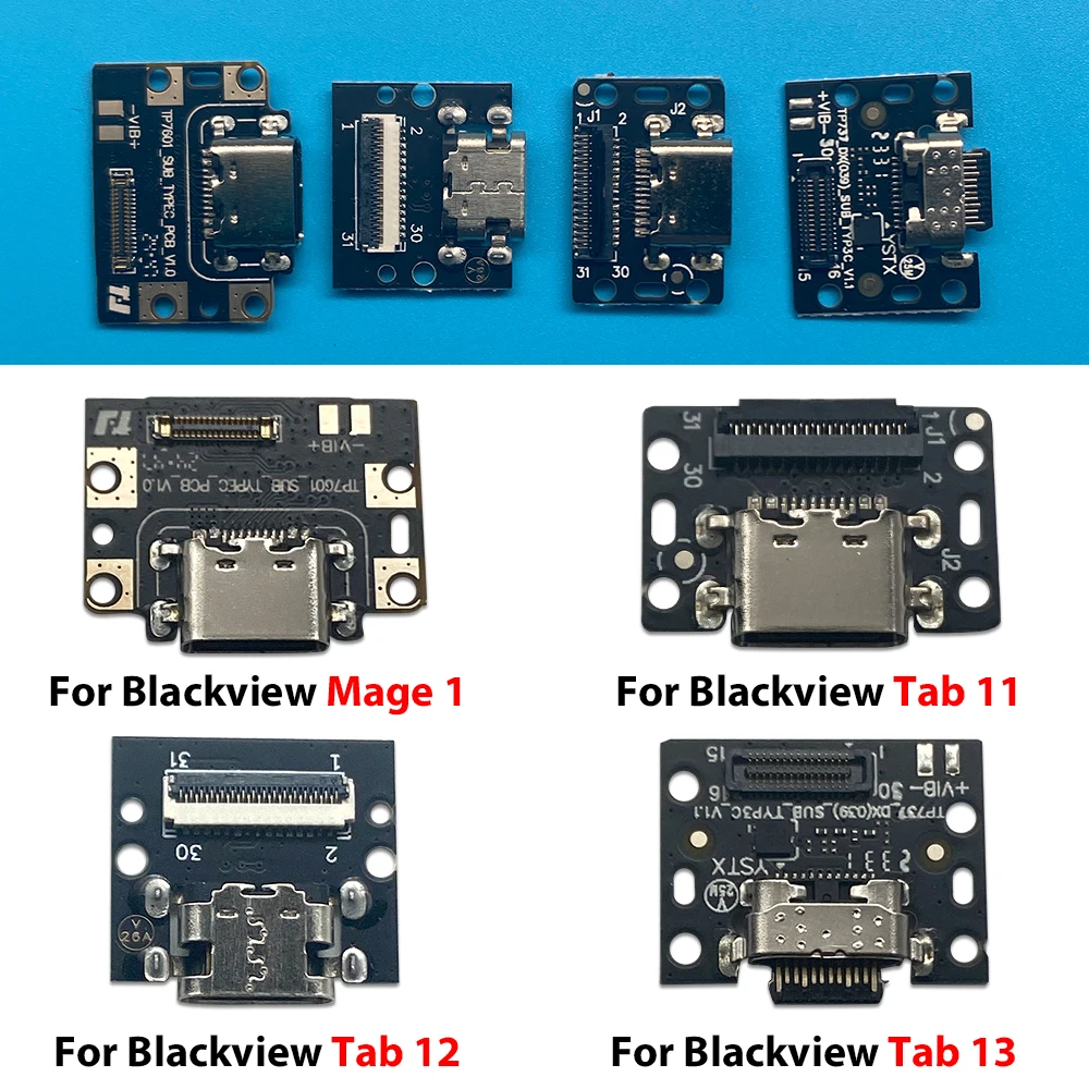 USB Charging Charger Flex For Blackview A52 A70 A80 A95 Mega 1 Oscal C80 Tiger 12 Tab 11 12 13 Oukitel C35 Dock Connector Board