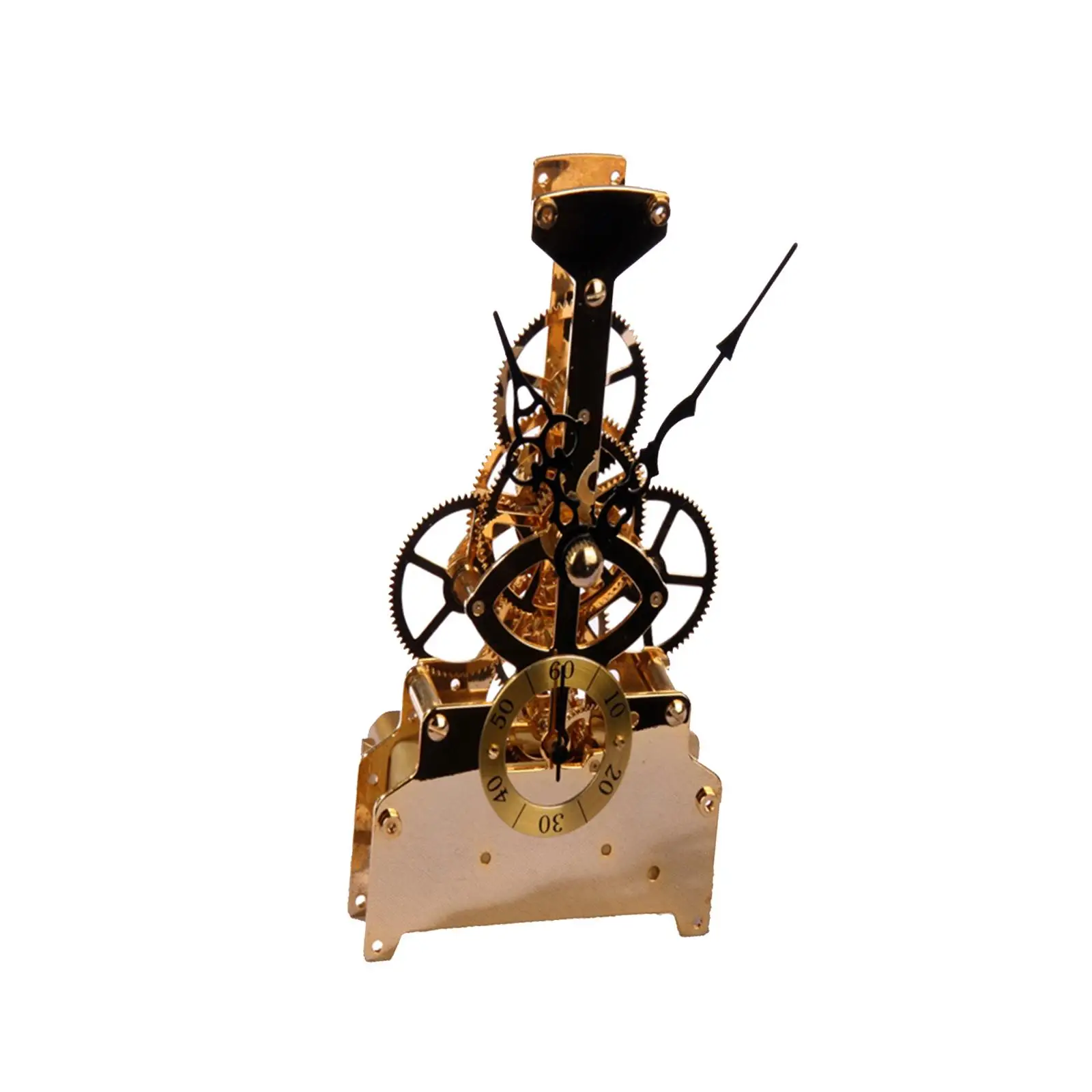 Clock Movement DIY Perspective Craft Long Shaft Clock Pointers Mechanical Clock Core Copper Movement for Retro Style Clocks