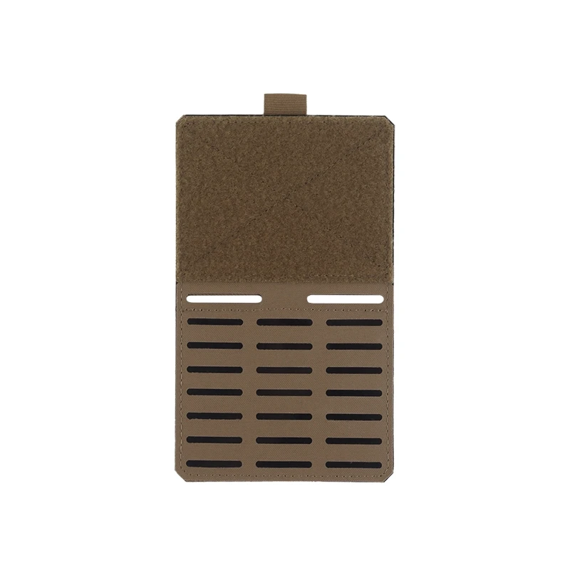 

Tactical Laser Cutting Hole Molle Patch Display Holder, Molle Hook & Loop Tactical Pad Panel for Hunting Vest Backpack