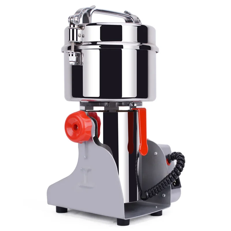 New Version Commercial Use 500 G Electric Dry Food Pepper Corn Spice Grain Rice Grinder Machine Flour Mill Machine Suppliers