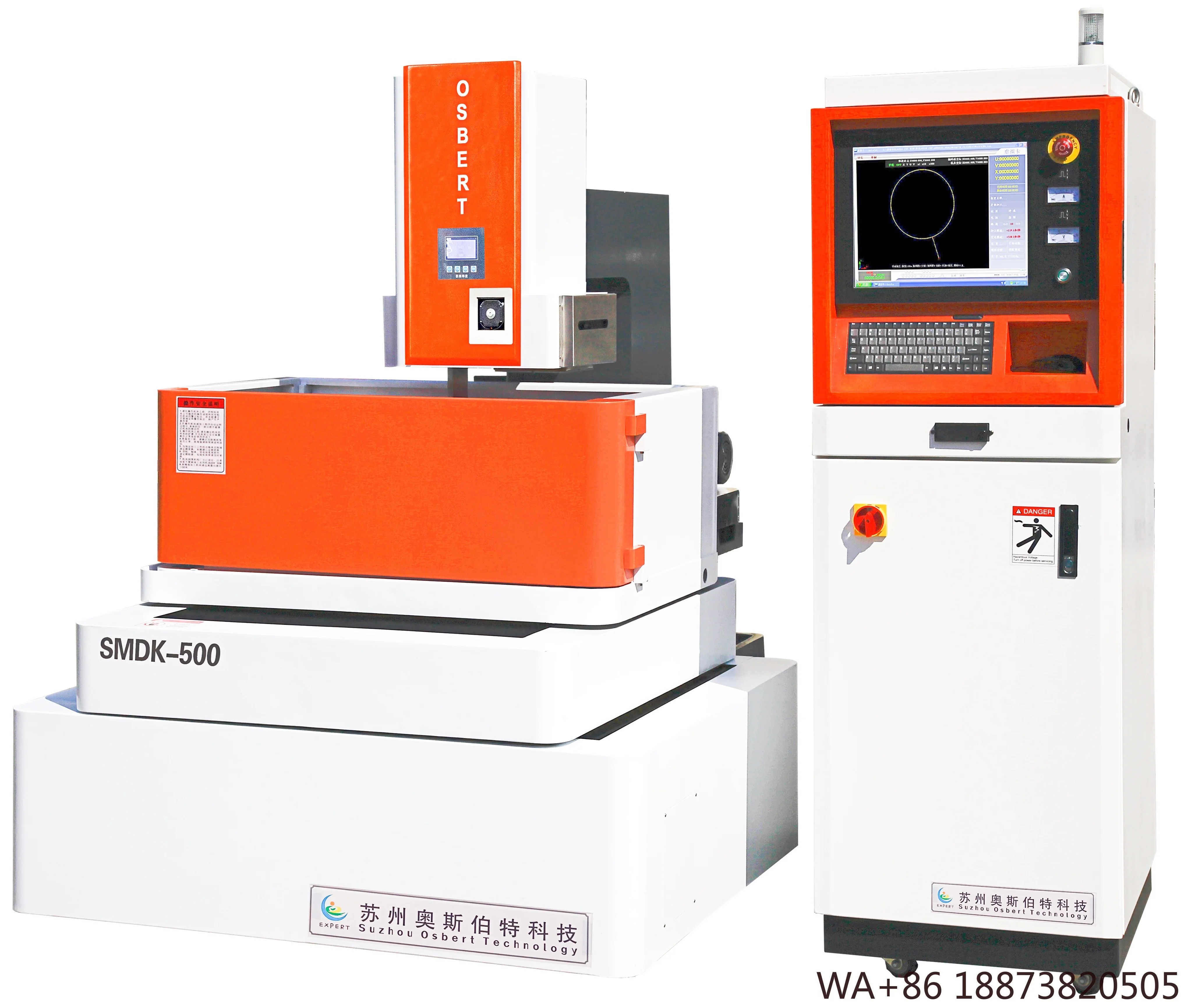 صناعات البناء عالية السرعة DK7745 آلة قطع تآكل الأسلاك باستخدام الحاسب الآلي سلك أوتوماتيكي صغير EDM مع مضخة تنطبق على #1