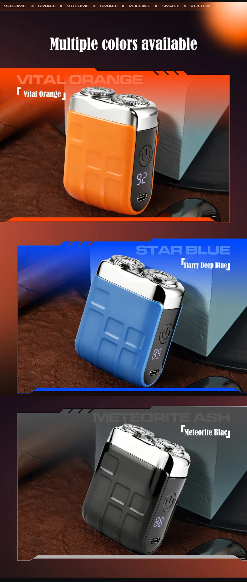Mini Usb Rechargeable Pocket Size Portable Electric Shaver Razor for Men Electric Shaving Tool Face Use