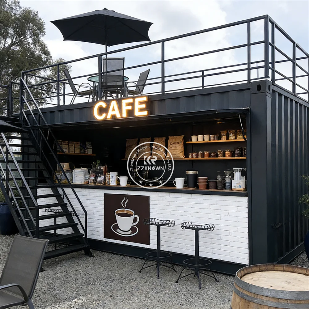 Customized Restaurants Container Portable House Special Container Home Prefabricated Coffee Kiosk Container Restaurant Bar
