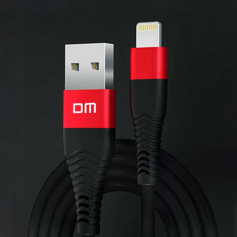 สายเคเบิลข้อมูล SL001สายชาร์จ USB สายชาร์จ2.4A ชาร์จ/ถ่ายโอนข้อมูล1.2เมตรสายชาร์จสำหรับ iPhone