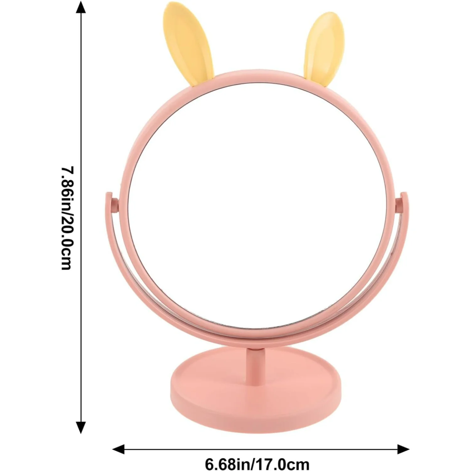 Cute Bunny Ears Makeup Desk for Bedroom or Bathroom Vanity