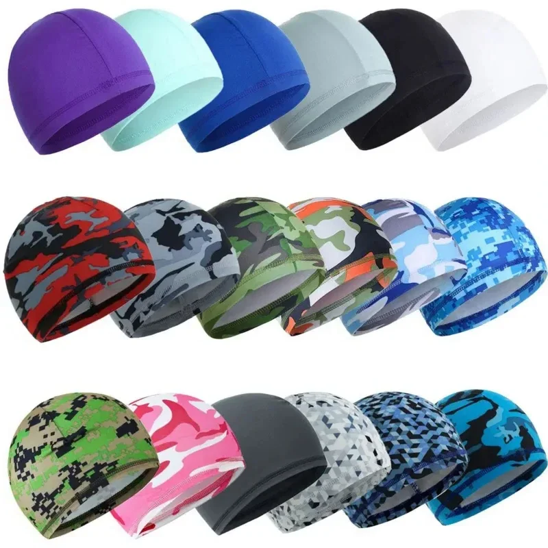 Gorros deportivos Unisex, casco de secado rápido para motocicleta, ciclismo al aire libre, montar en bicicleta, correr, antisudor, transpirable