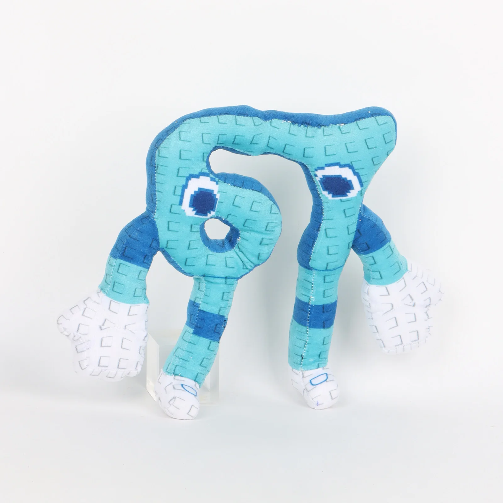 25cm STEAL A BRAINROT Blue No. 67 Plush Toy Cute House Dolls Game Surrounding Blue No. 67 Toys Soft Toys for Kids Birthday Gifts