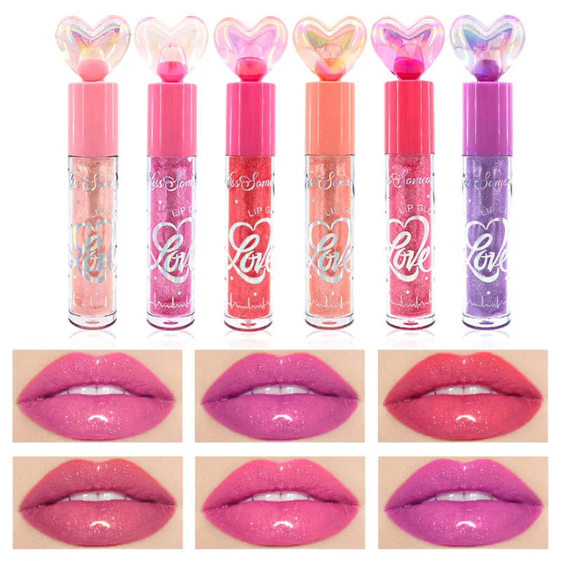 6sets Color Change Lip Glaze - Glossy Finish, Sparkle Shine, Long-Lasting, Non-Sticky Paste for All Skin Types, Easy Application