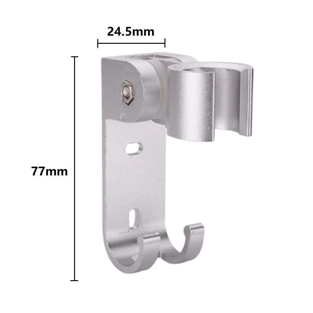 Bracket Shower Head Holder With Screw Adjustable Aluminum Alloy Bath Bathing Bathroom Fixed Base Holder Hooks Useful Accessories
