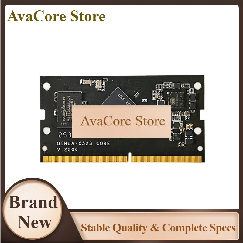 AvaCoreQihua Allwinner A523 Development Board – Octa-Core SBC With High-Performance Linux, Android 13, Ubuntu & Debian Support