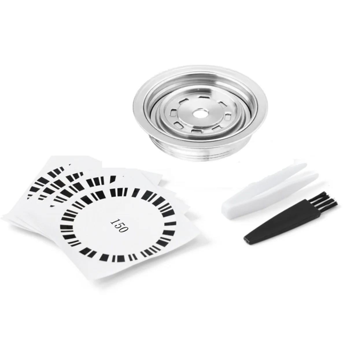 

ABJG-Coffee Capsule Adapter for Vertuo Machines,Stainless Steel Coffee Pod Adapter for Vertuo /Vertuo